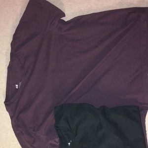 Purple and Black H&M Men’s shirts size L